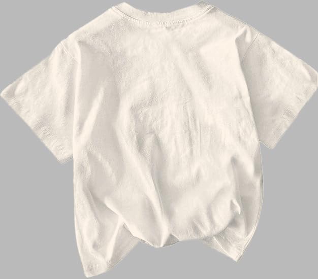 Jovena Cotton Blend Oversized Half Sleeve Printed Round Neck T-Shirt for Women Casual Wear